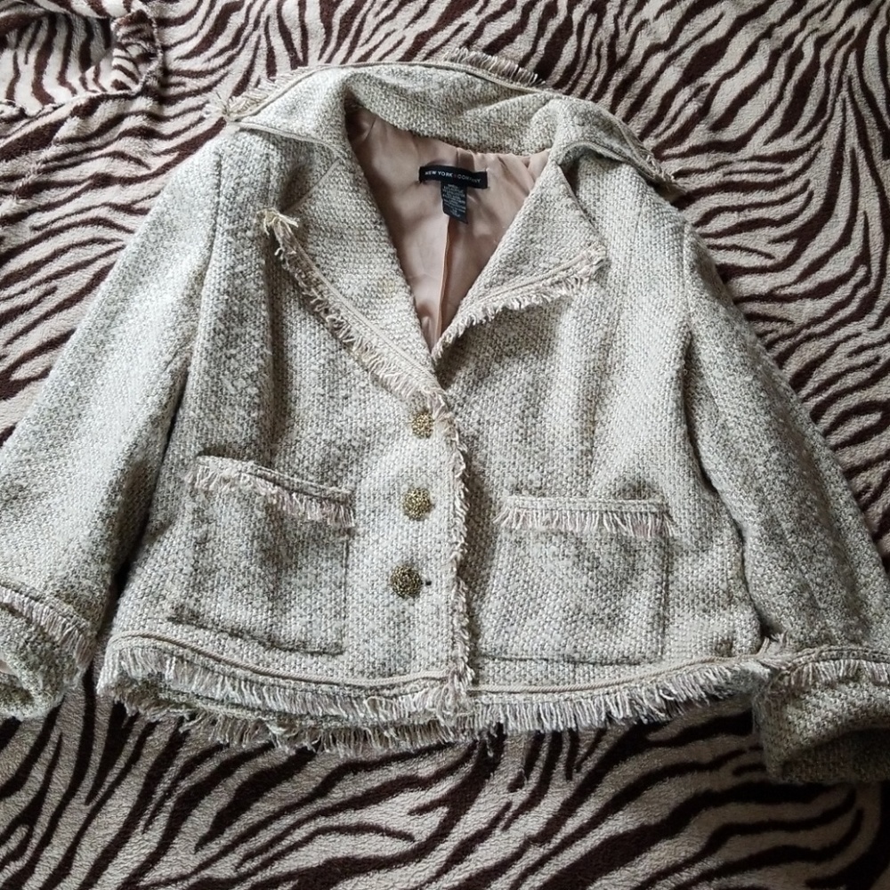 Wool/Tweed Fancy Blazer/Jacket w pockets